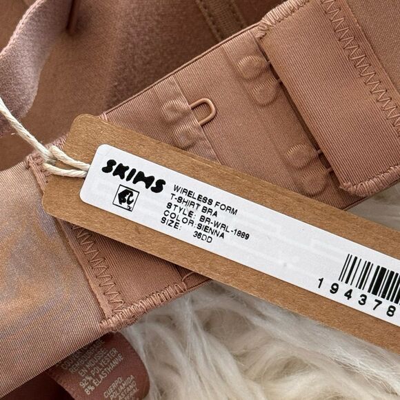 Skims Wireless Form T-shirt Bra Sienna Size 36DD - Picture 6 of 6